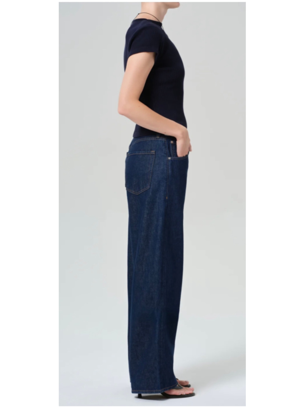 Women's Citizens of Humanity Ayla Baggy Dark Blue Jeans Sz 29 - Picture 3 of 16